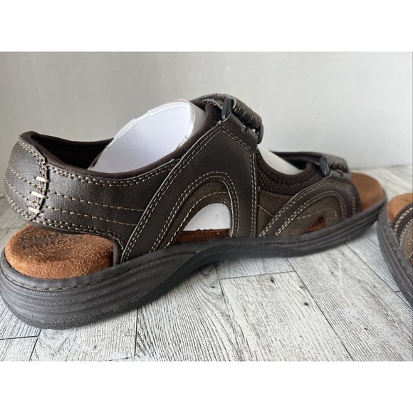 Nunn Bush - Men Size 13M Memory Foam Dual Comfort Brown 2 Strap Sandals NEW main image 11